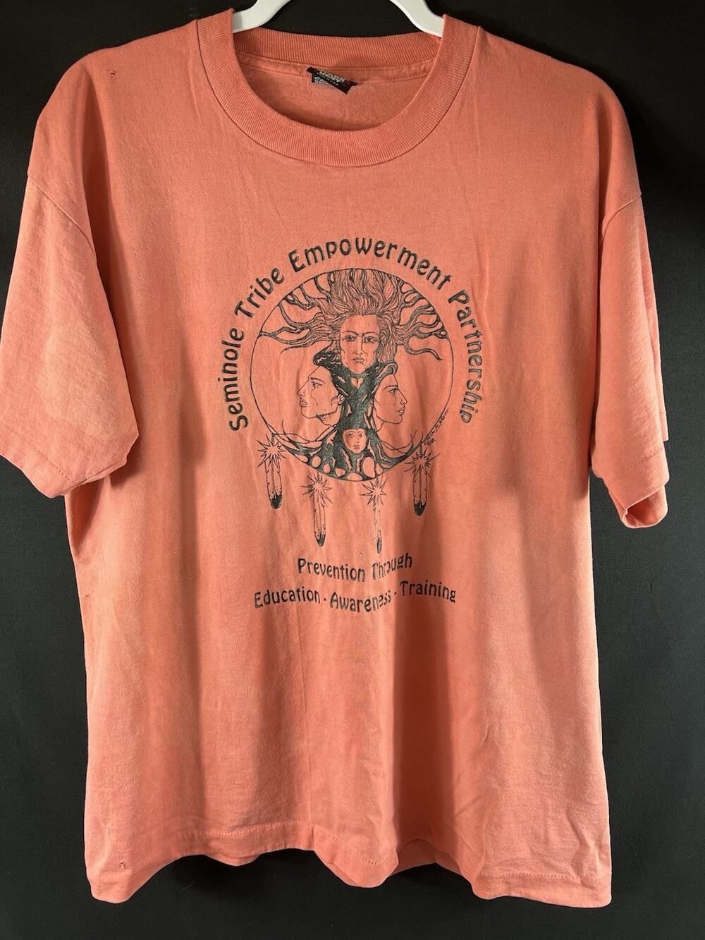 Vintage Seminole Tribe Empowerment T-Shirt XL Screen Stars USA Single Stitch
